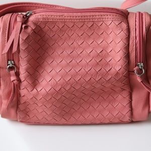 Candies coral cross body purse